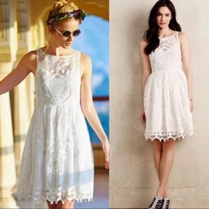 Anthropologie Maeve Pineapple Cocktail Dress